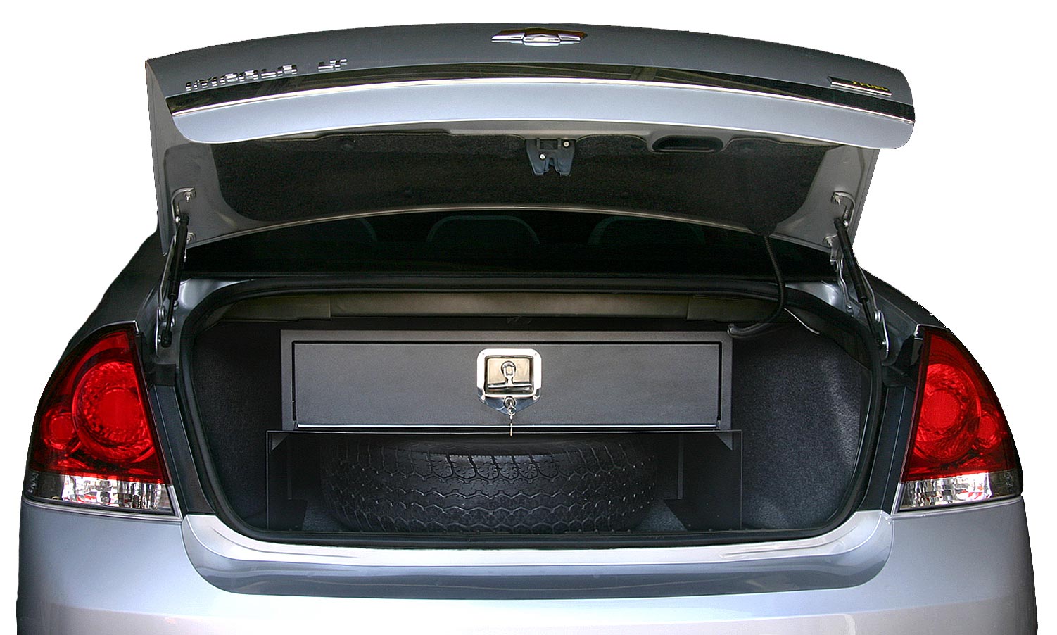 Tufloc TufBox Welded-Steel Cargo Drawer 36-014 for Crown Victoria, 44x20x8, Combination/Key Lock or T-Handle Lock