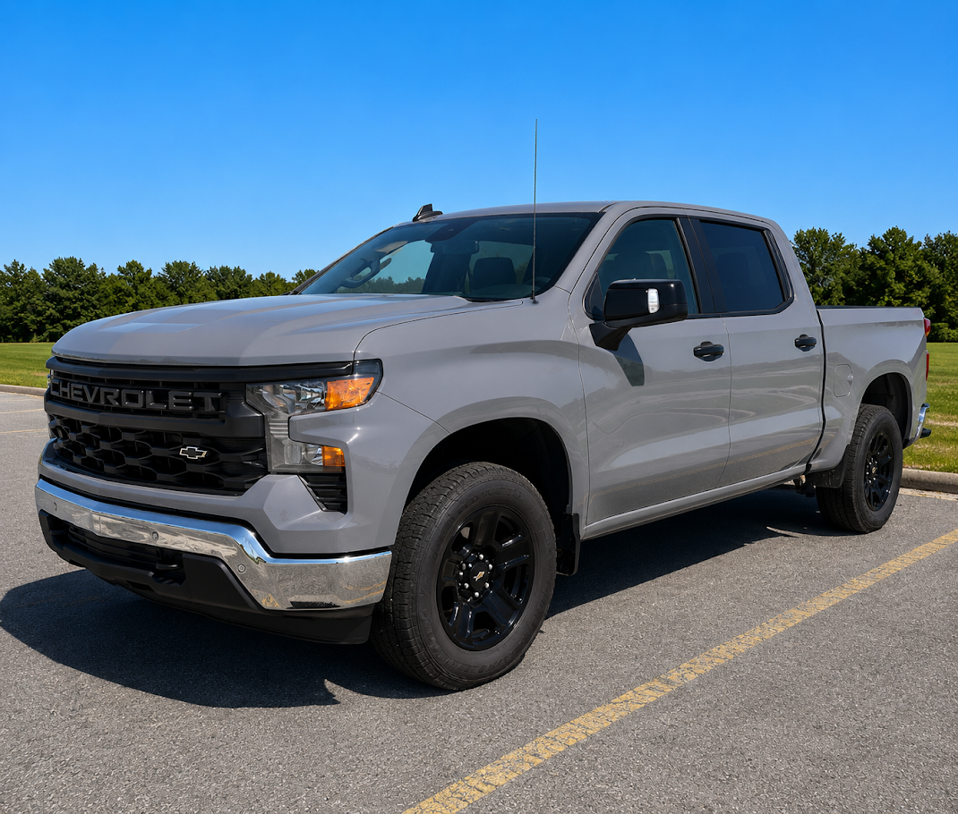 Ready to Build - New Chevy Silverado PPV 4WD Crew Cab Police Truck 147", Slate Gray - Includes Vehicle and Upfit - Turnkey Package