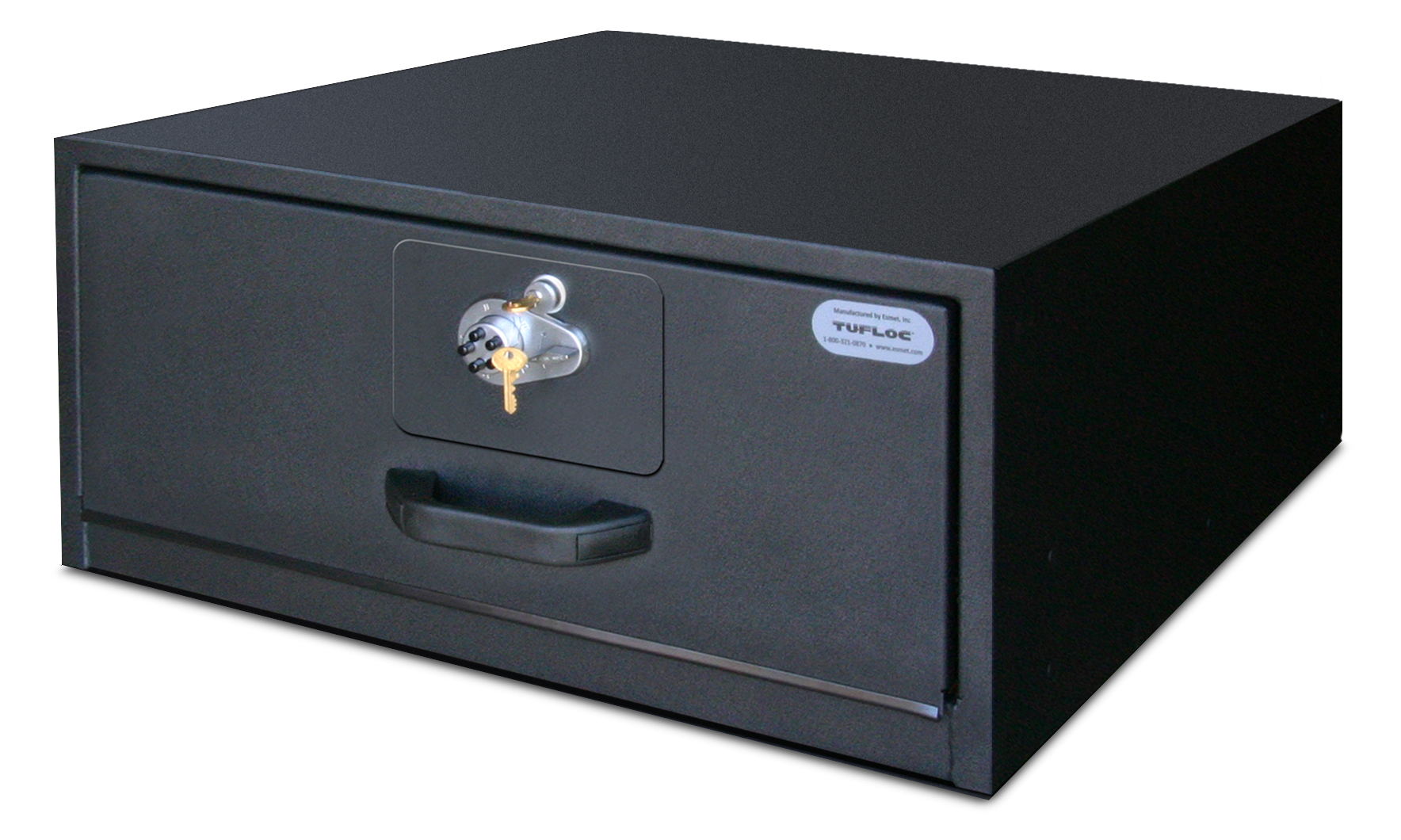 Tufloc TufBox Welded-Steel Cargo Drawer 36-020 Narrow, 24x32x12, Combination/Key Lock or T-Handle Lock