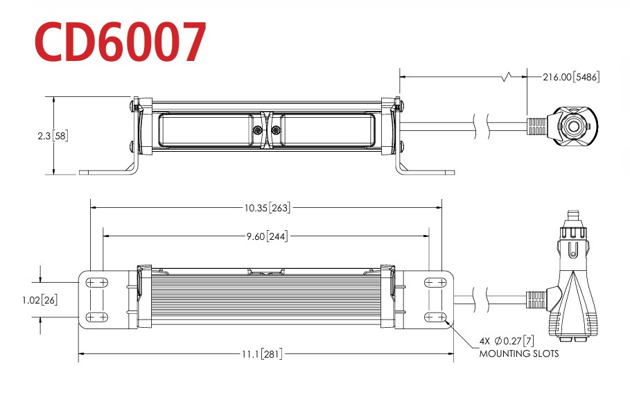 Code-3 CD6000 Series Push Bumper/Rear & Side Windows