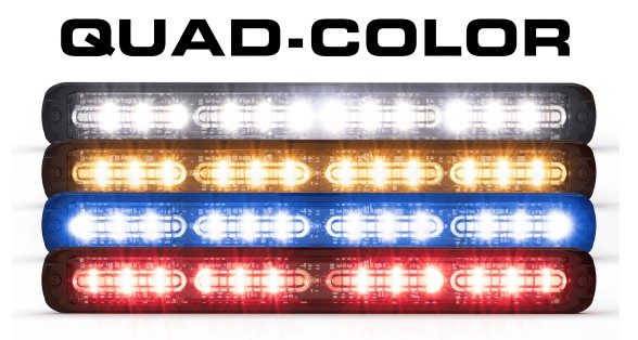 Code-3 Giga Thin Surface Mount QUAD Color - DSS Exclusive