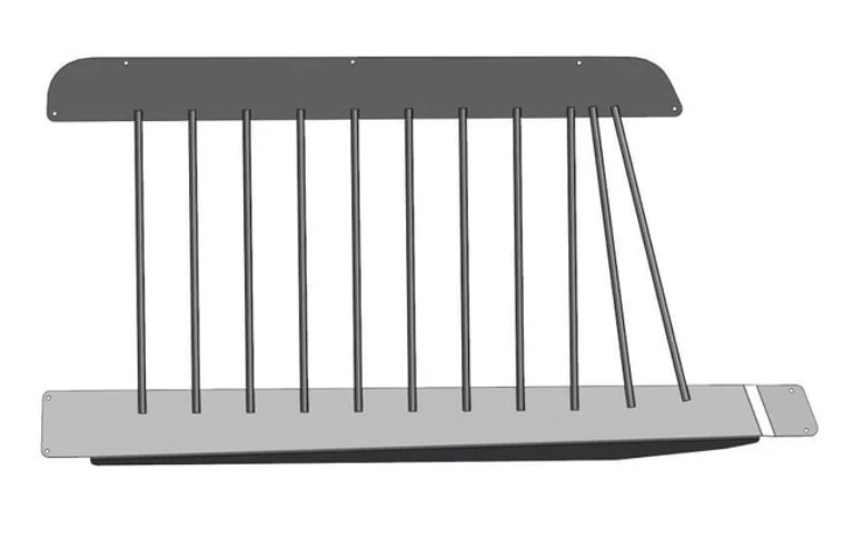 Tenhold 475-1718 Chevrolet Window Guard Set Vertical Bars 2021+