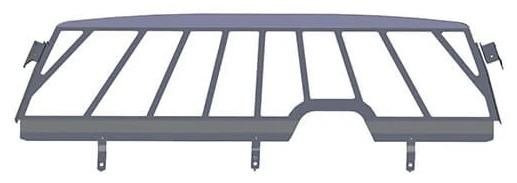 Tenhold 475-1168 Ford F-150 (2016+), F-250 (2019+) Rear Window Guard Vertical Bars