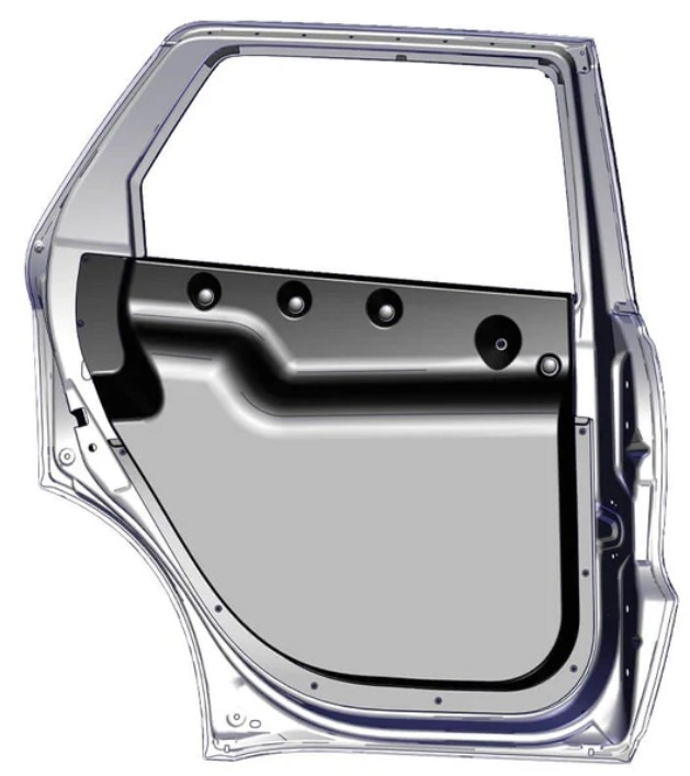 Tenhold 475-2150 Dodge Durango Door Panel Set 2019+