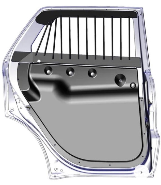 Tenhold 475-2145 Dodge Durango Door Panel and Window Guard Package Vertical Bars 2019+