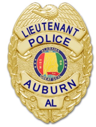 Smith and Warren Special Order Badge for the Auburn AL Police Department ONLY