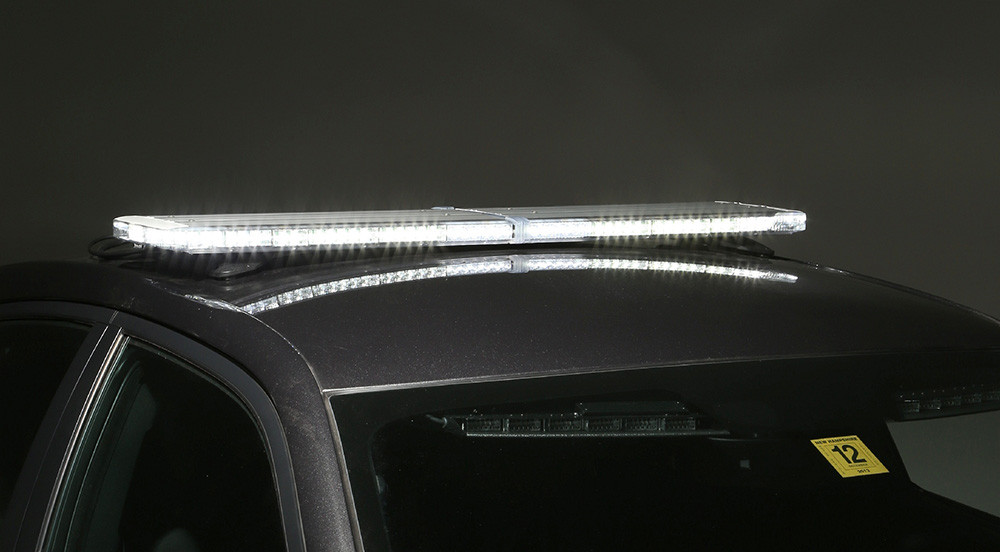 CLOSE OUT Whelen GB2DEDE Legacy Bar with Smoked Lenses R/W-B/W - R/A-B/A Rear
