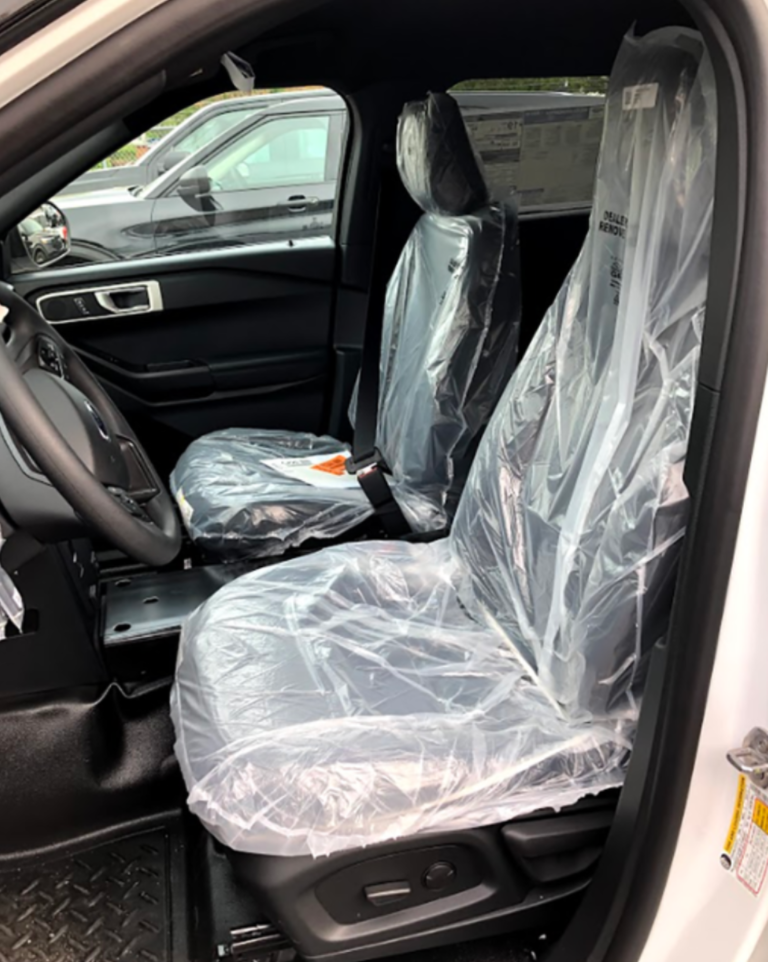 New 2023 Black Ford Explorer PPV Police Interceptor Utility SUV AWD (includes Rear Air), ready to be built as an Admin Package (Emergency Lighting, Siren, Controller,  Console, etc.), + Delivery, EXPABDUV10